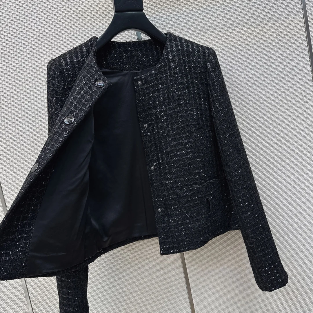 CHANEL Jackets Tweed Wool S-M-L C35202608040706 - Image 7