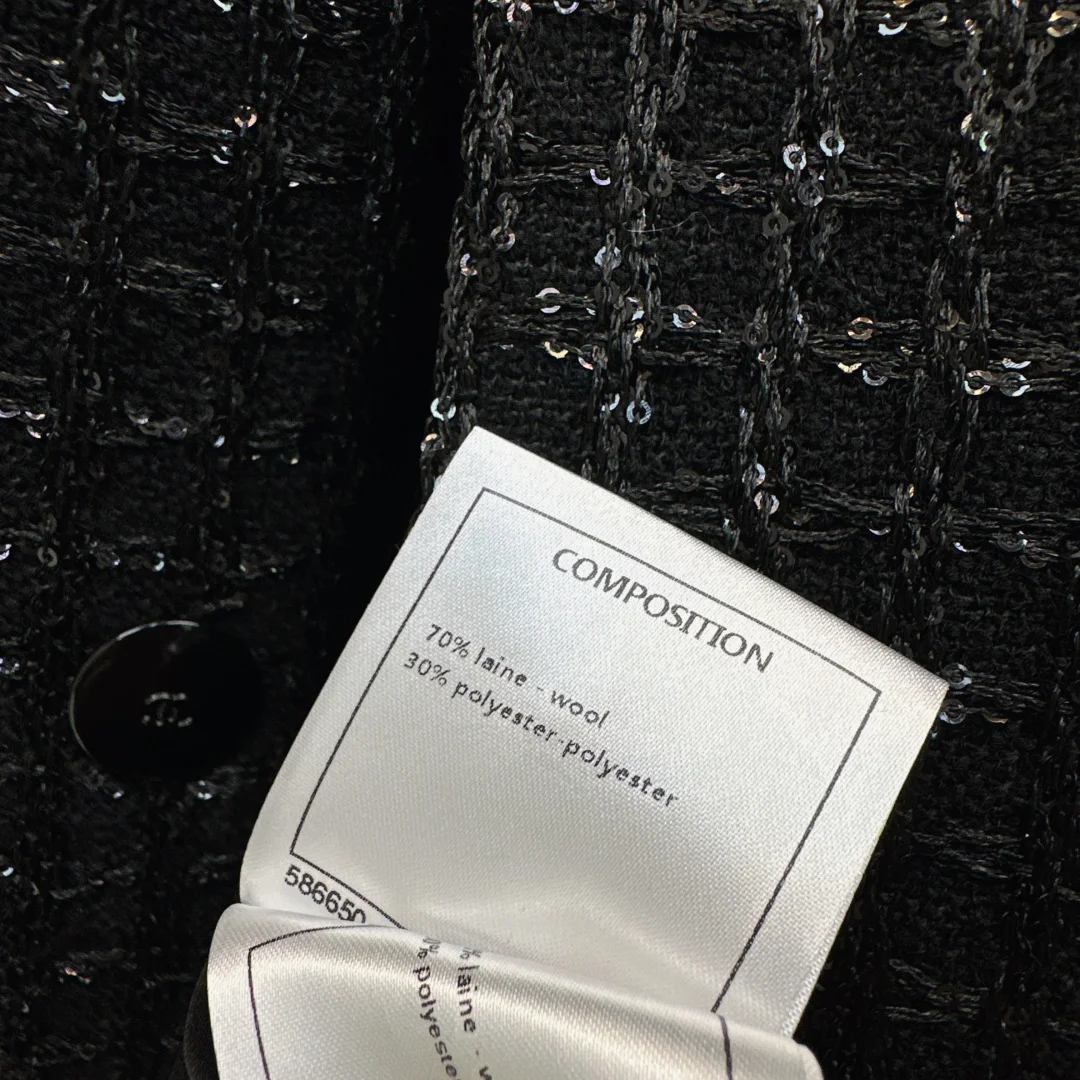 CHANEL Jackets Tweed Wool S-M-L C35202608040706 - Image 9