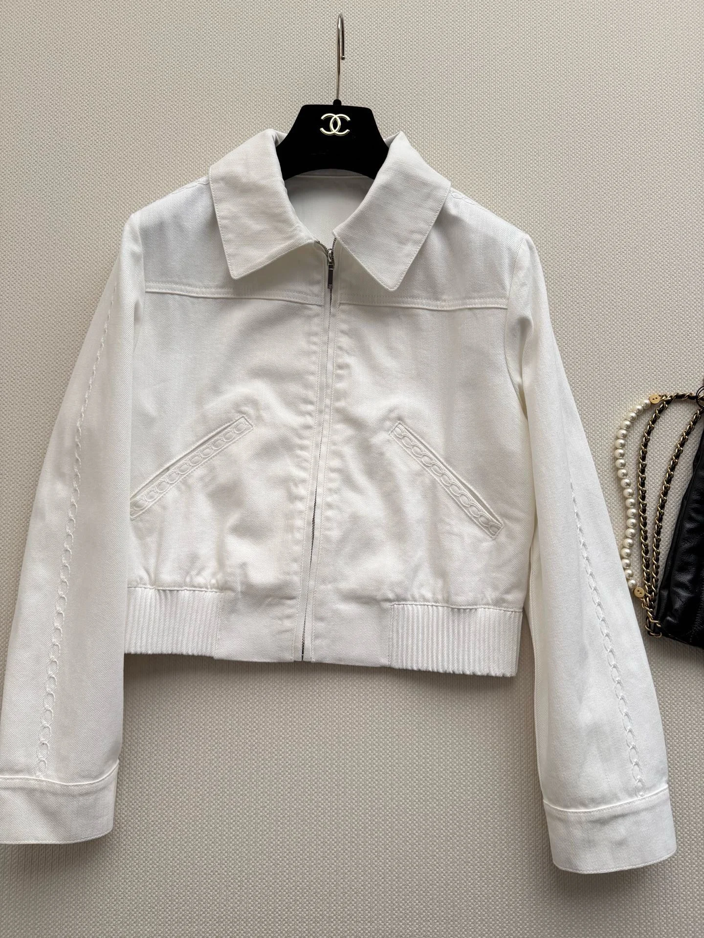 CHANEL Jackets Washed Denim S M L D95202608041608 - Image 3