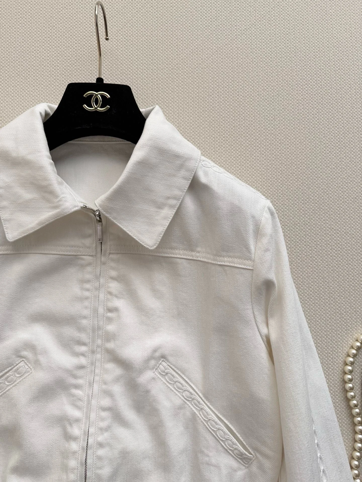 CHANEL Jackets Washed Denim S M L D95202608041608 - Image 4