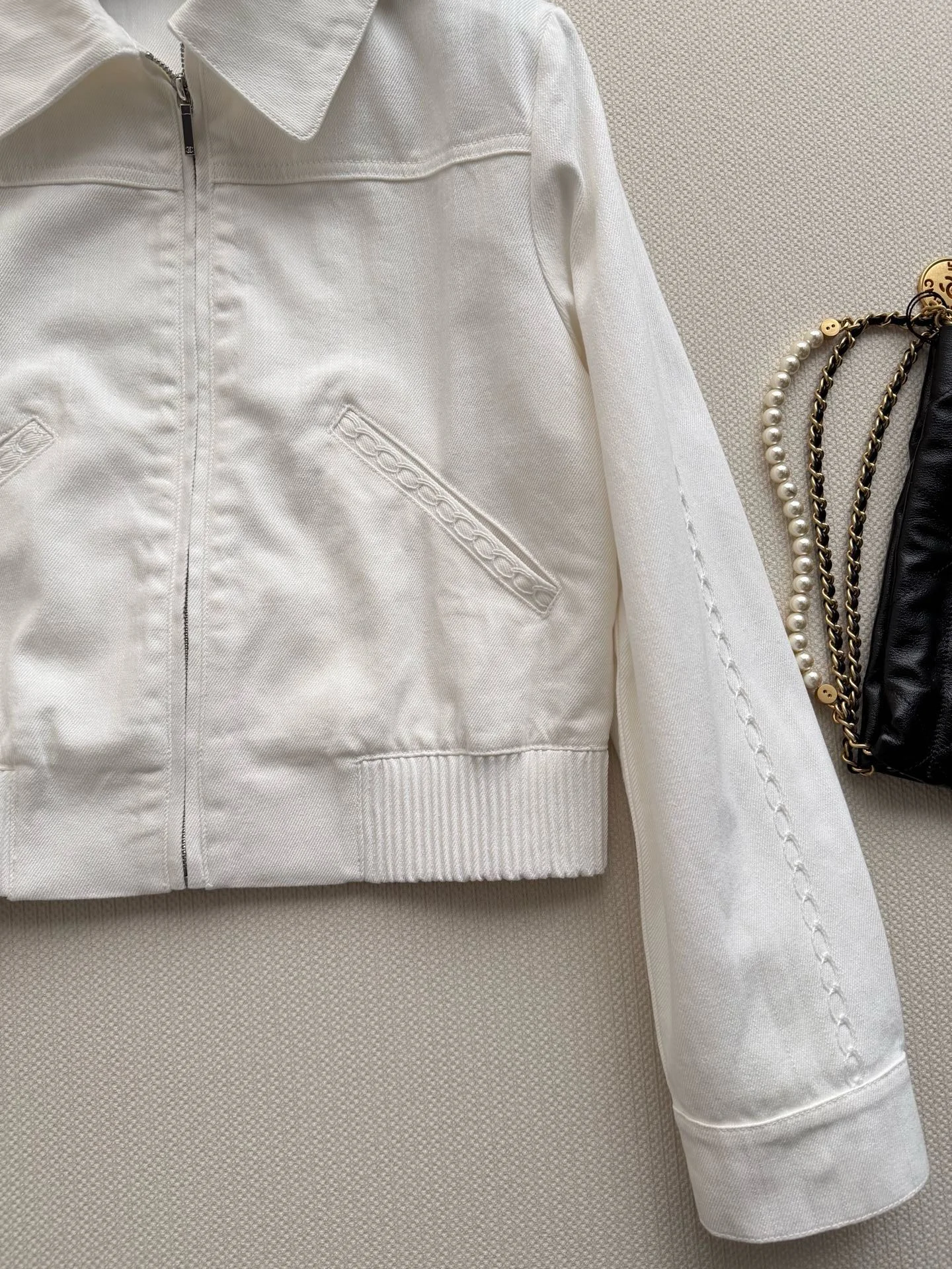 CHANEL Jackets Washed Denim S M L D95202608041608 - Image 6