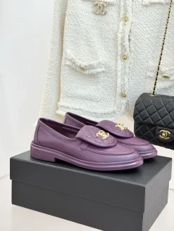 CHANEL Loafers Leather EU35-39 C00202608031878