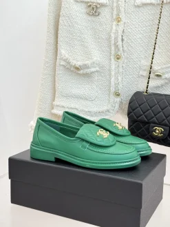 CHANEL Loafers Leather EU35-39 C00202608031879