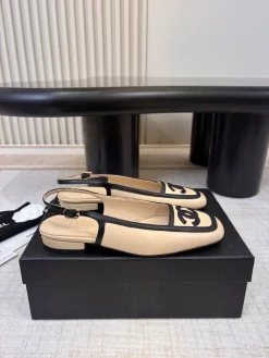 Alternative view of CHANEL Mules Leather EU35-39 B71202608030603
