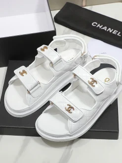Alternative view of CHANEL Sandals Calfskin Leather EU35-40 B20202608031124