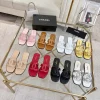 CHANEL Sandals Embossed Leather EU35-42 A5008031008