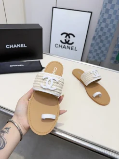 Alternative view of CHANEL Sandals Leather Rubber EU35-43 A60202608031215
