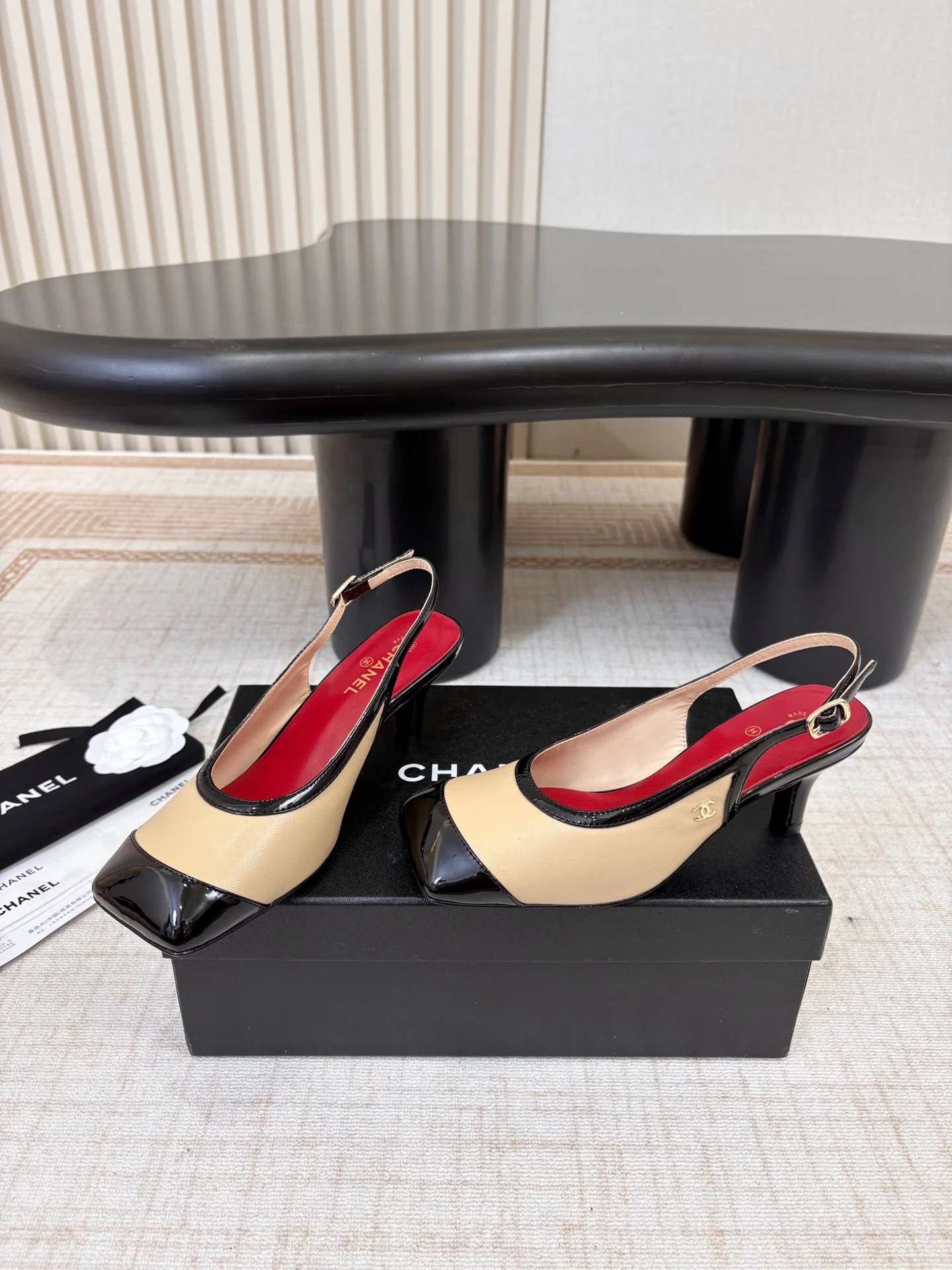 CHANEL Sandals Leather & Sheepskin EU35-39 B80202608030608 - Image 6