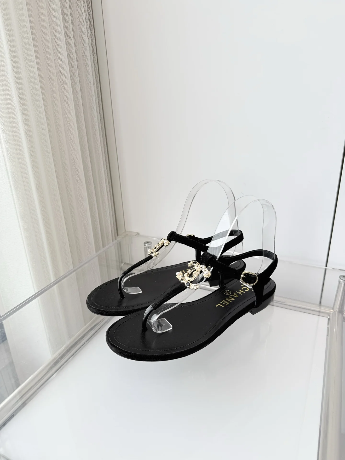CHANEL Sandals Suede EU35-39 B40202608030897 - Image 3