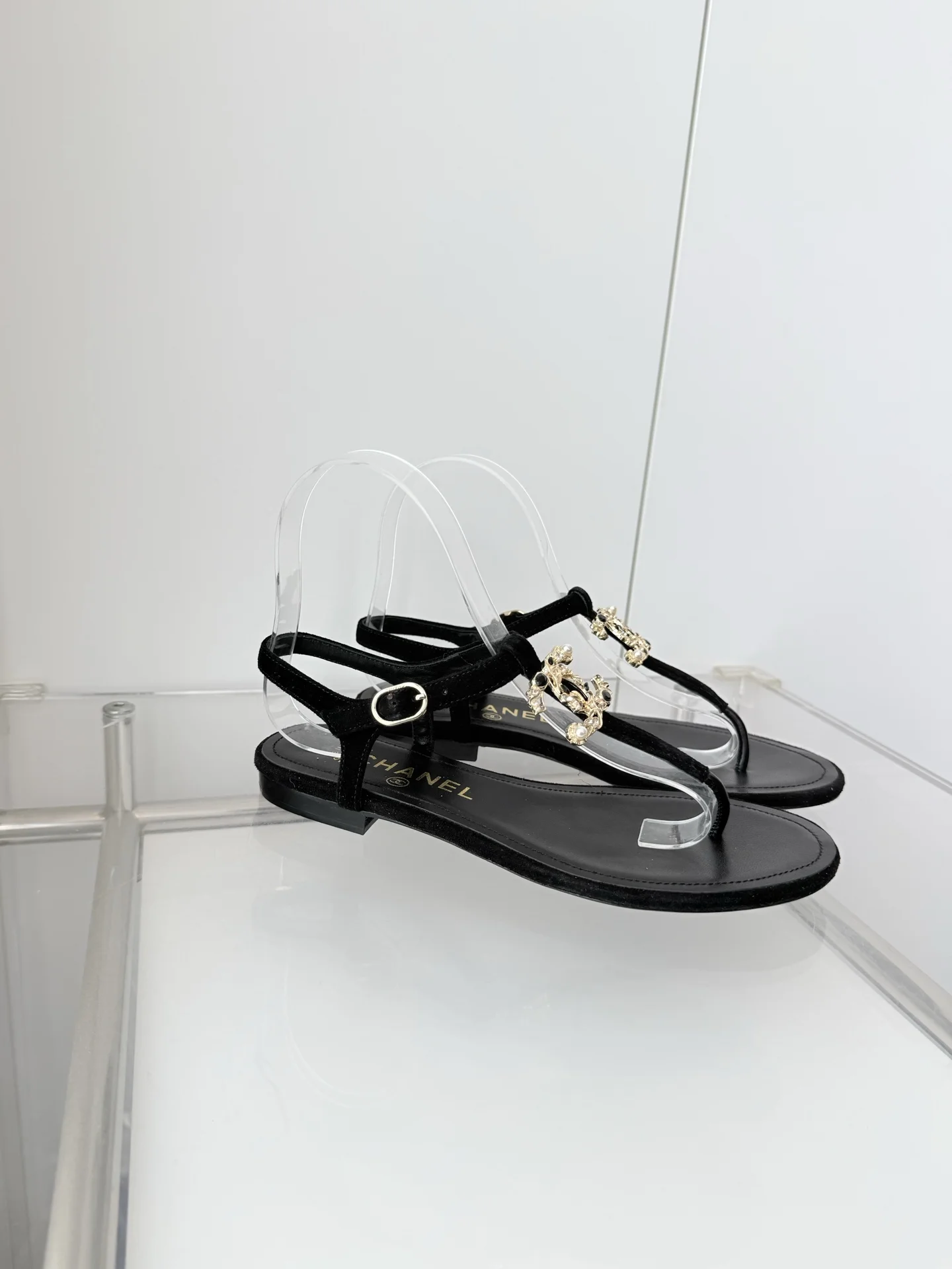 CHANEL Sandals Suede EU35-39 B40202608030897 - Image 5