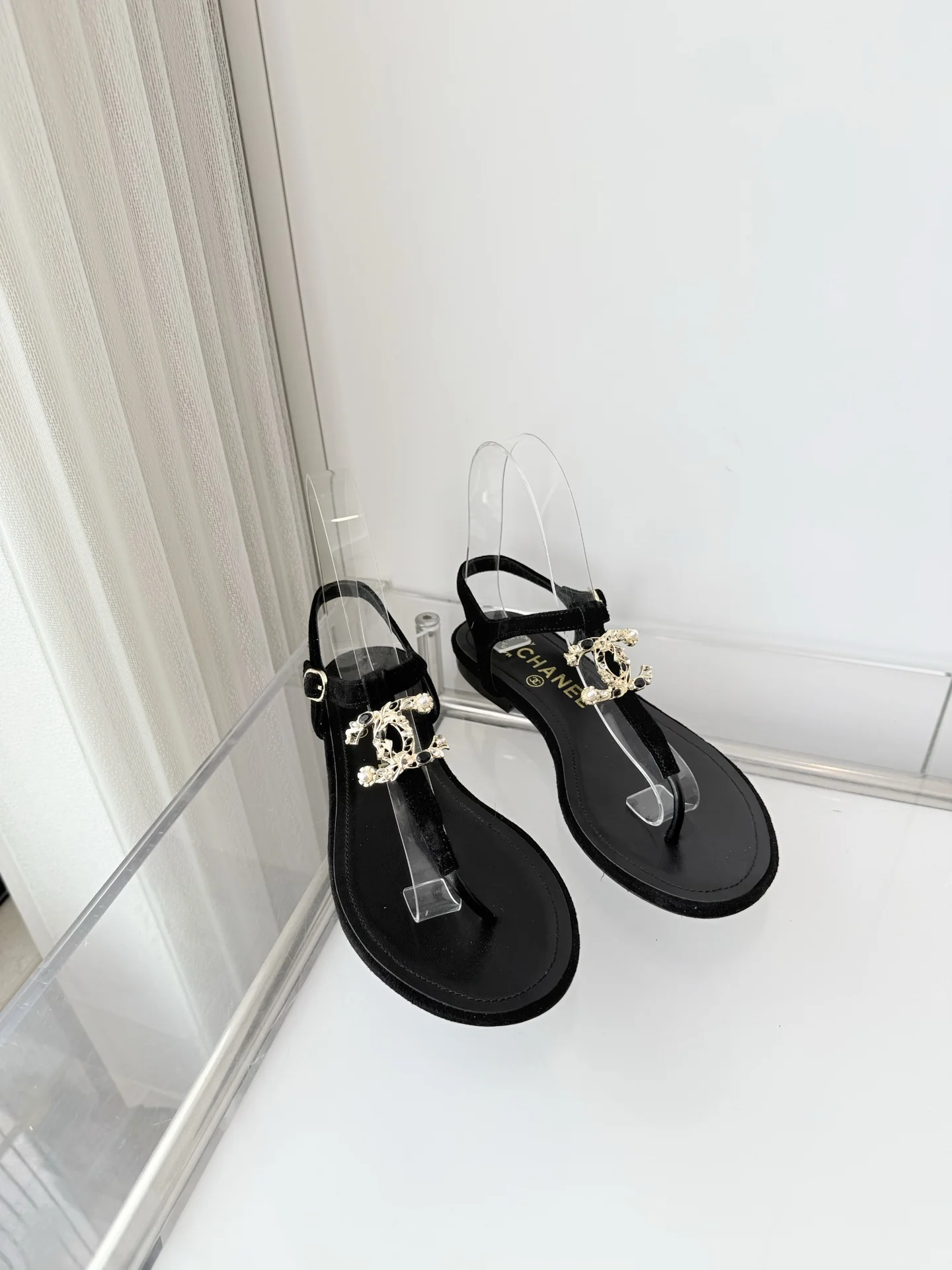 CHANEL Sandals Suede EU35-39 B40202608030897 - Image 7