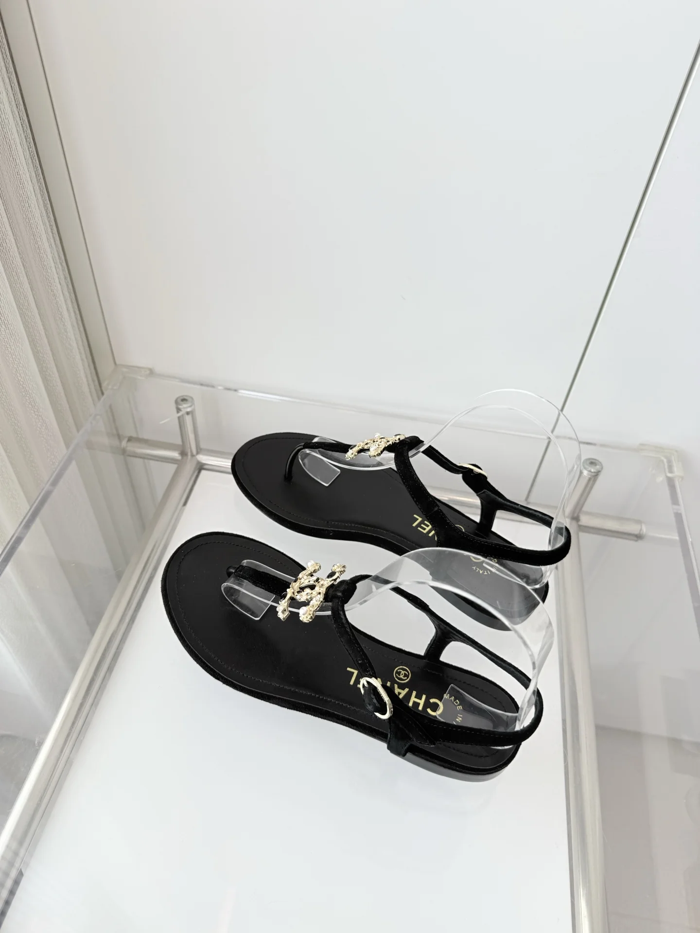 CHANEL Sandals Suede EU35-39 B40202608030897 - Image 8