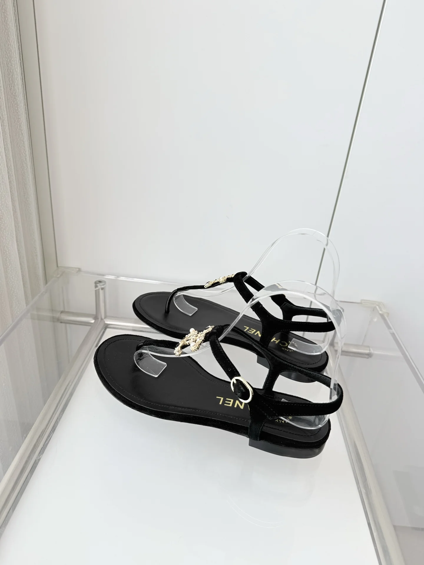 CHANEL Sandals Suede EU35-39 B40202608030897 - Image 9