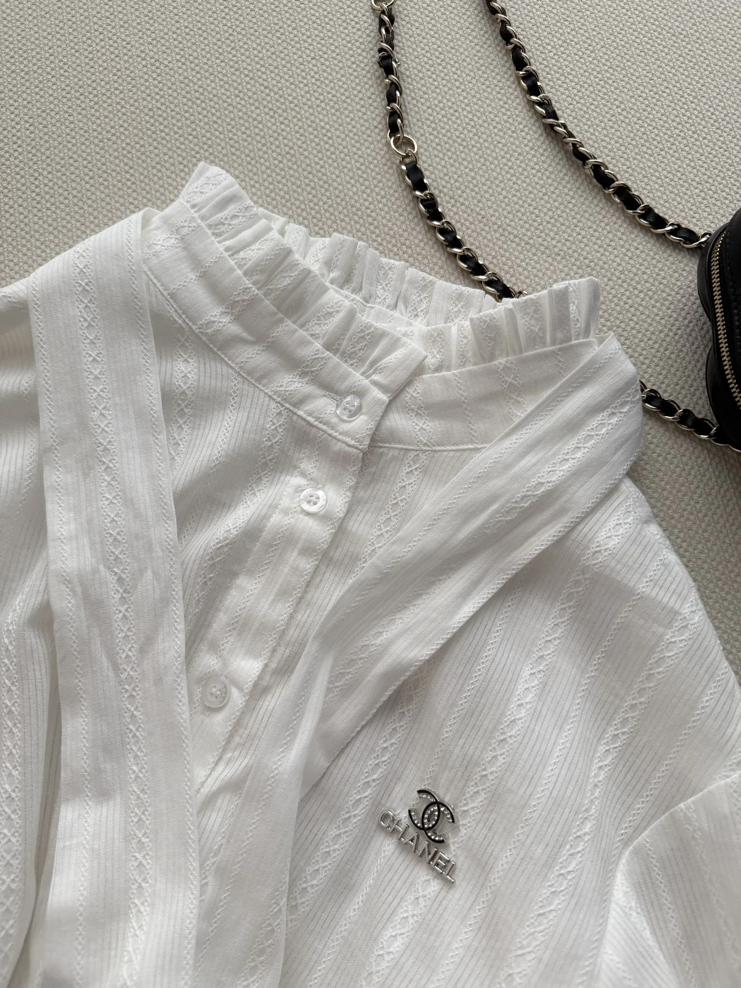 CHANEL Shirts Cotton S-M-L B85202608042507 - Image 6