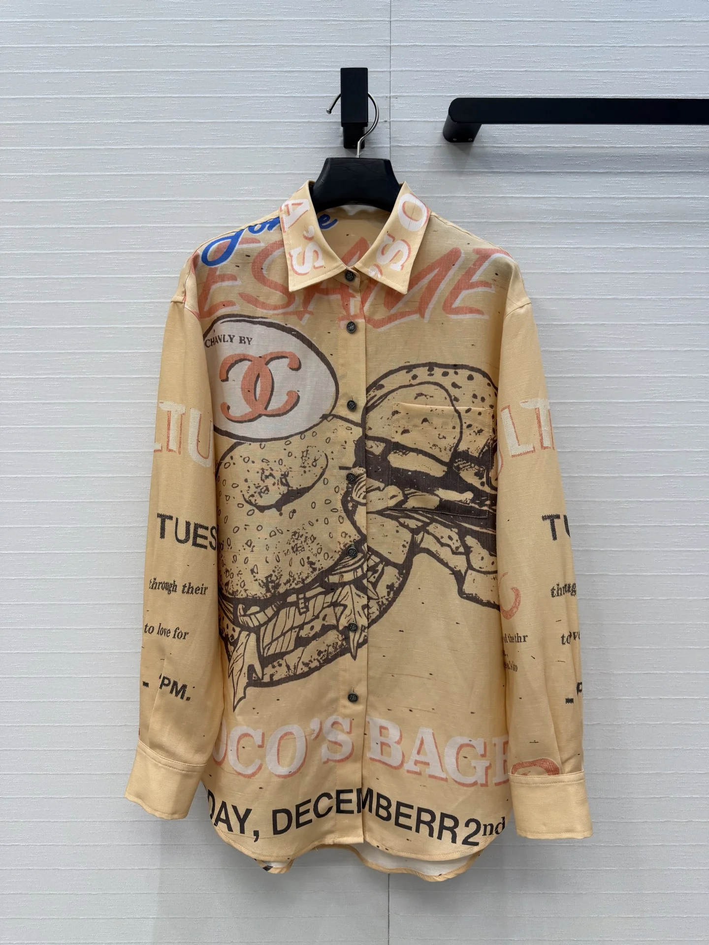 CHANEL Shirts Linen 36 D10202608041672