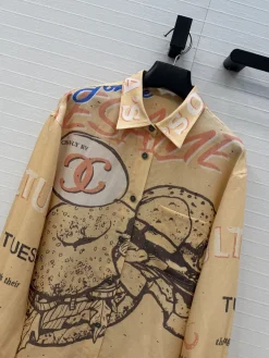 Alternative view of CHANEL Shirts Linen 36 D10202608041672