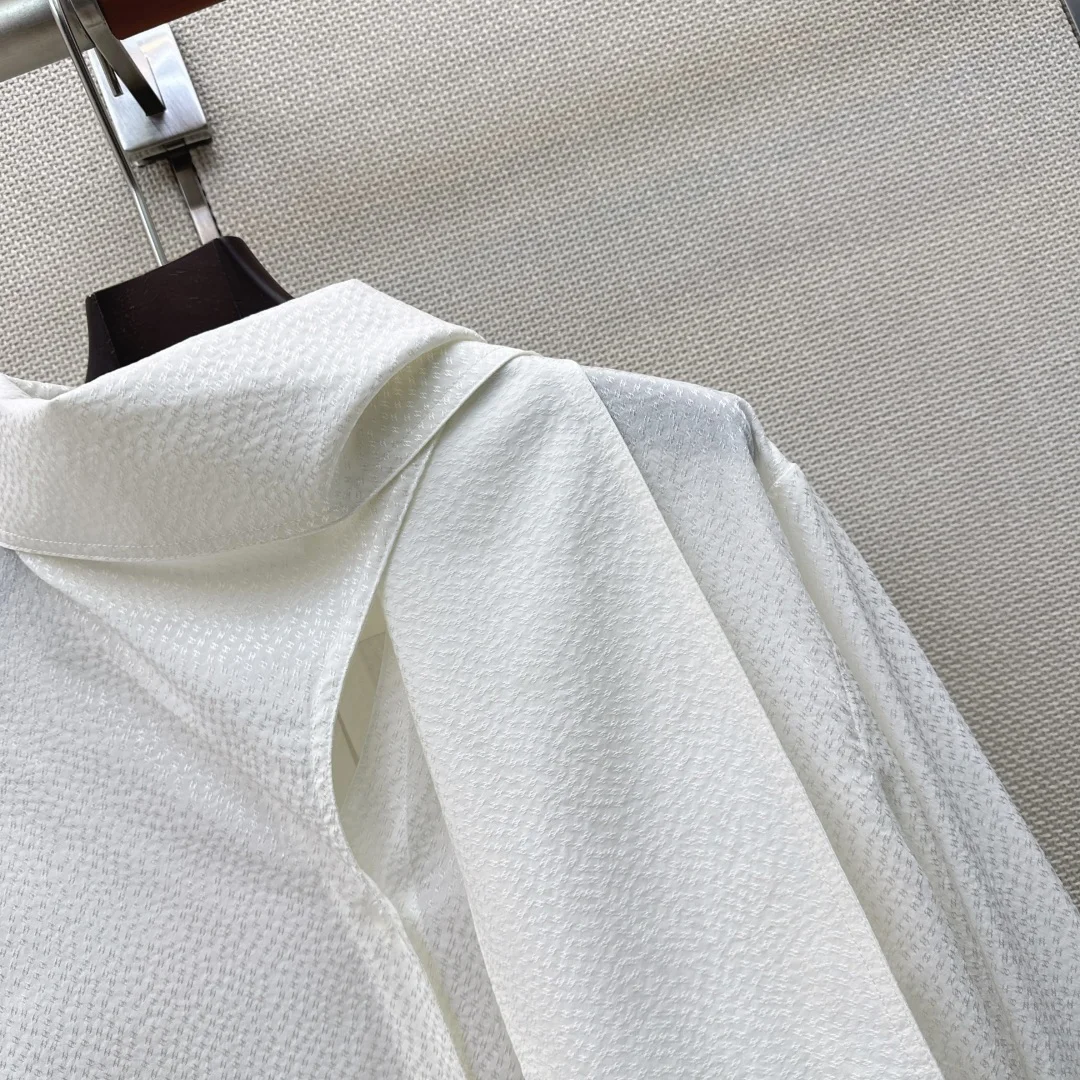 CHANEL Shirts Silk Jacquard S M L E15202608040685 - Image 4