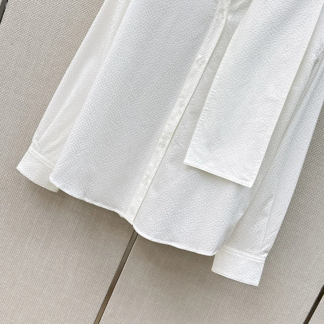 CHANEL Shirts Silk Jacquard S M L E15202608040685 - Image 5