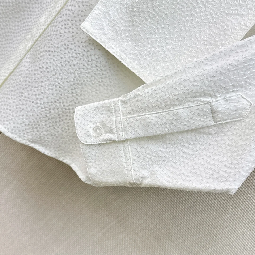 CHANEL Shirts Silk Jacquard S M L E15202608040685 - Image 6