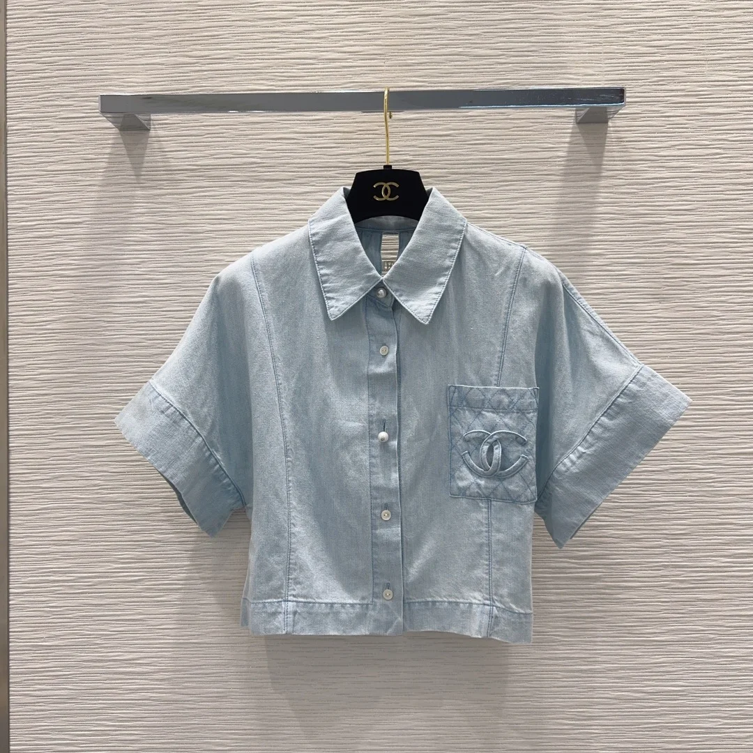 CHANEL Shirts Washed Denim S M L B65202608041951