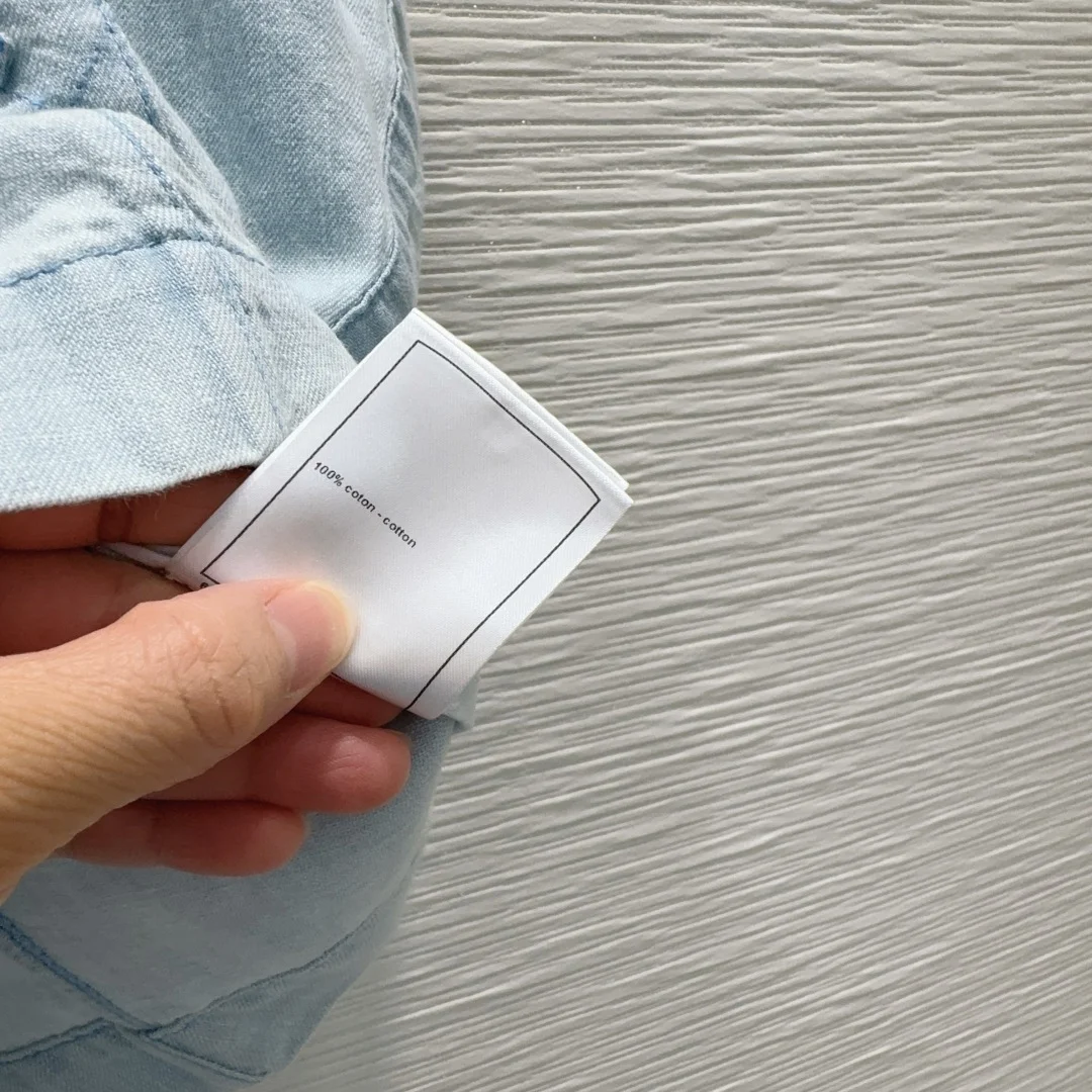 CHANEL Shirts Washed Denim S M L B65202608041951 - Image 7