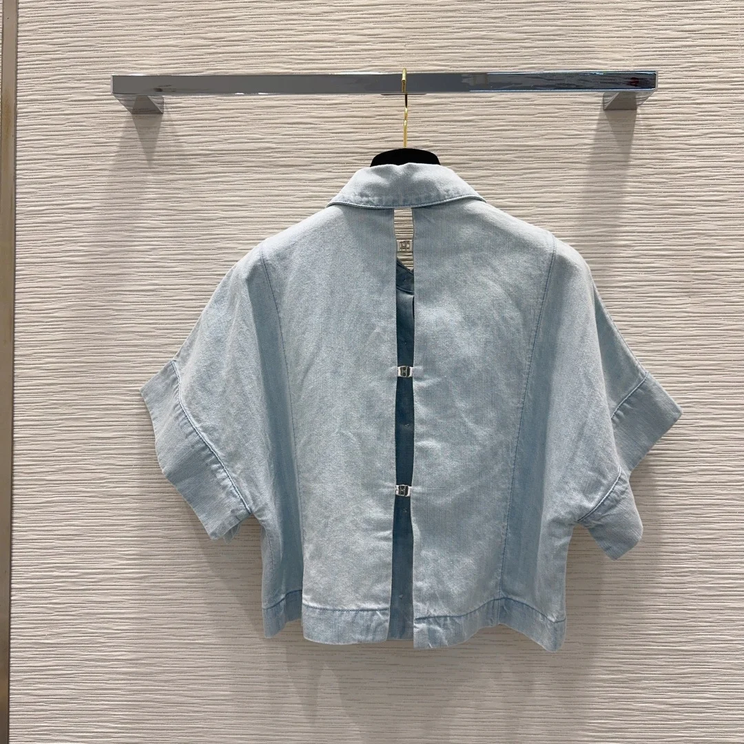 CHANEL Shirts Washed Denim S M L B65202608041951 - Image 9
