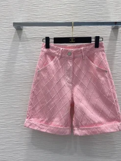 CHANEL Shorts Denim S M L B75202608041947