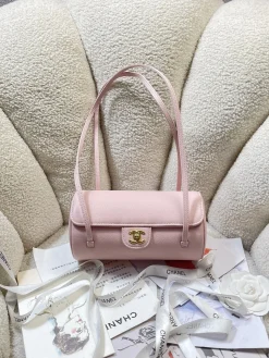 CHANEL Shoulder Bags Caviar Leather (Pink-Gold) One Size G00202608071634