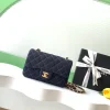 CHANEL Shoulder Bags Denim (Navy-Gold) 20X13CM F50202608072523