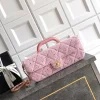 CHANEL Shoulder Bags Patent Leather (Pink-Gold) 12X29X5CM H00202608072502