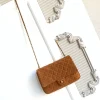 CHANEL Shoulder Bags Suede (Brown-Gold) 18X26X7CM G20202608073264