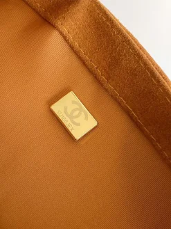 Alternative view of CHANEL Shoulder Bags Suede (Brown-Gold) 18X26X7CM G20202608073264