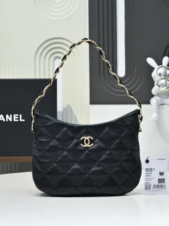 CHANEL Shoulder Bags Tweed (Black-Gold) 23X17X5CM F80202608072651