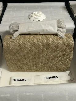 Alternative view of CHANEL Shoulder Bags Tweed (Gold) 20CM I00202608072460
