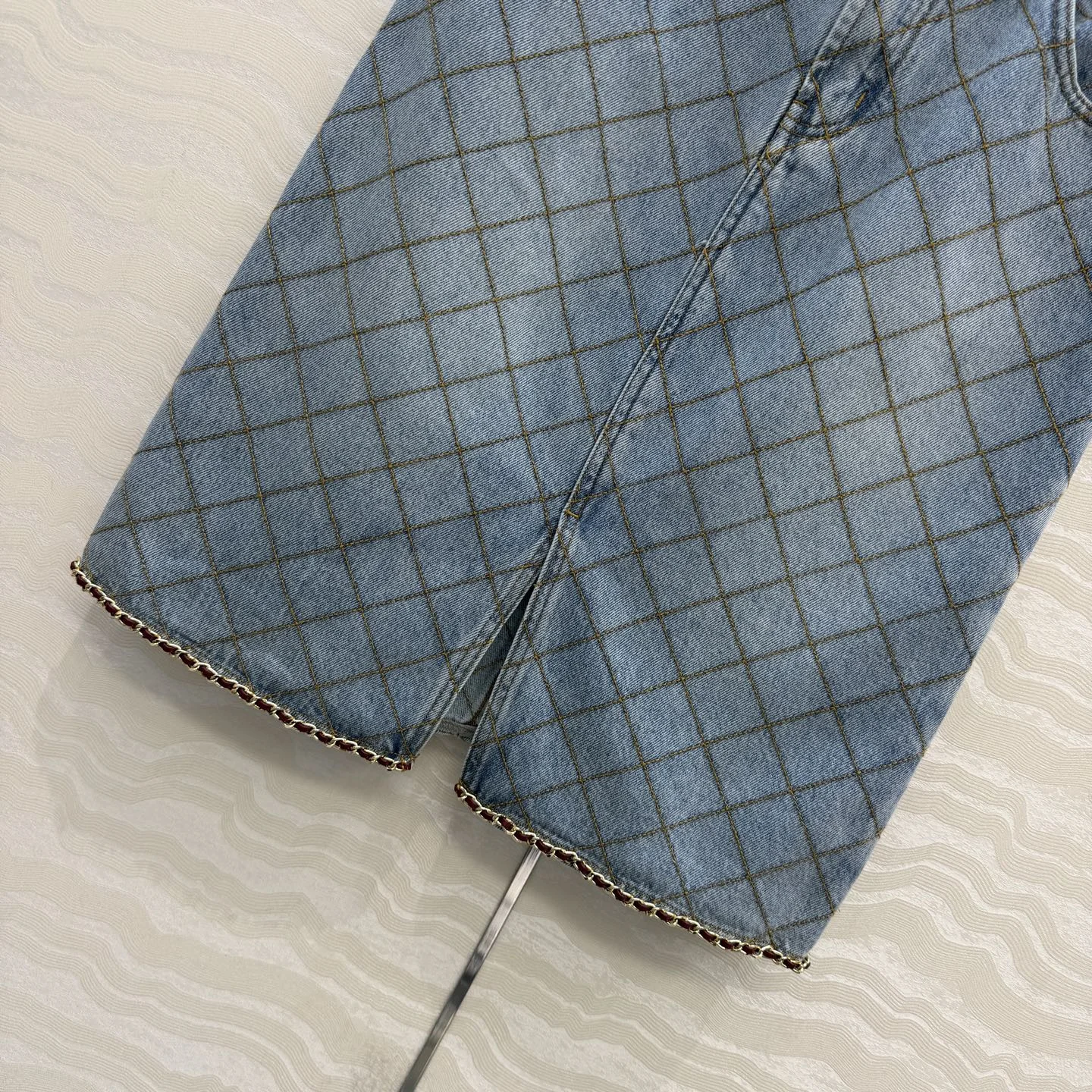 CHANEL Skirts Denim 36-40 B80202608040347 - Image 6