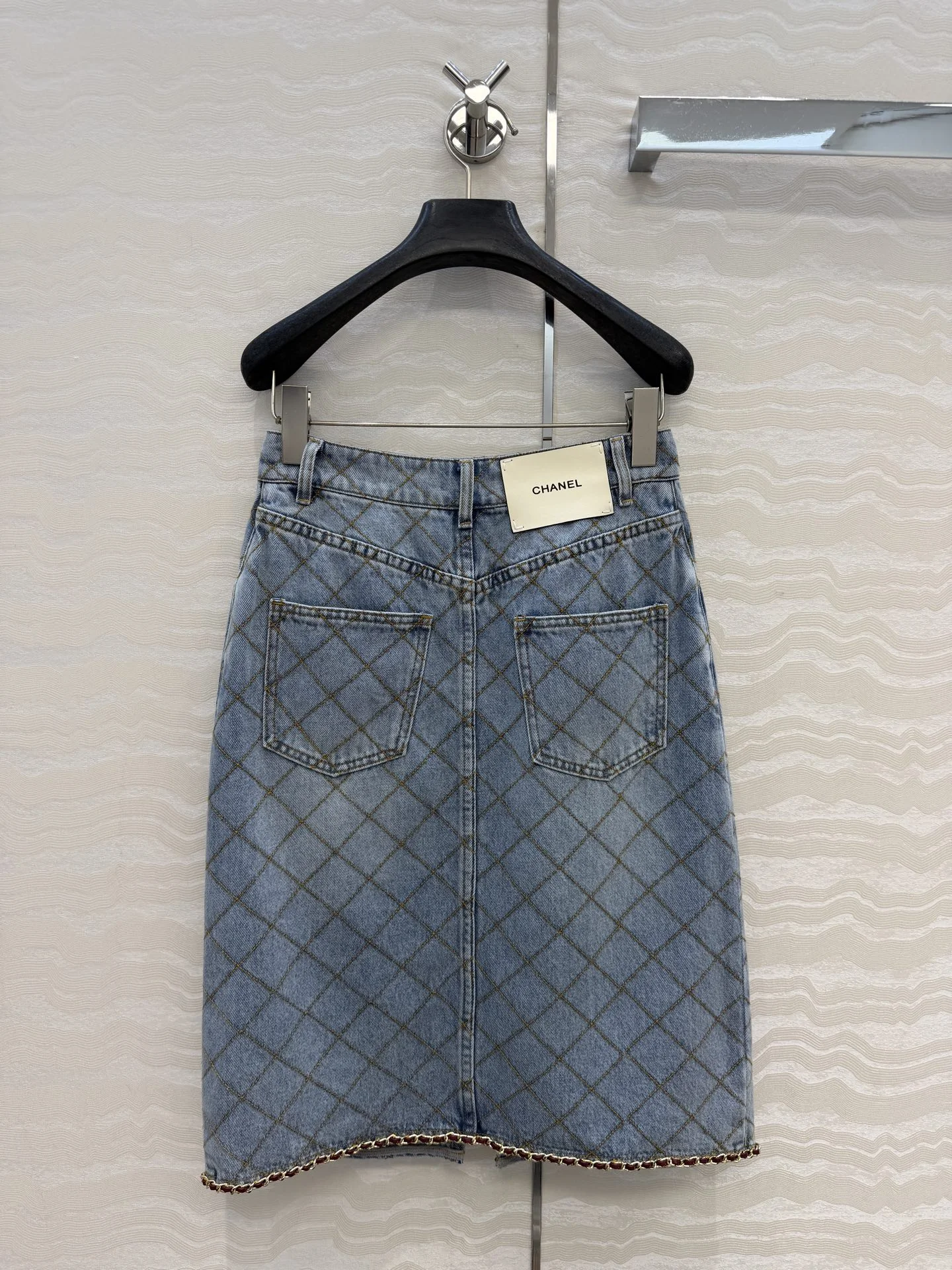 CHANEL Skirts Denim 36-40 B80202608040347 - Image 8