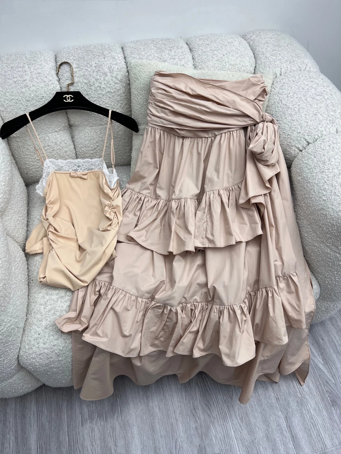 CHANEL Skirts Lace S-L E05202608041141