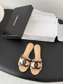 CHANEL Slides Calfskin & Lambskin EU35-39 B10202608030741