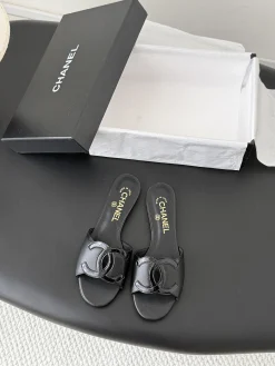 CHANEL Slides Calfskin & Lambskin EU35-39 B10202608030743