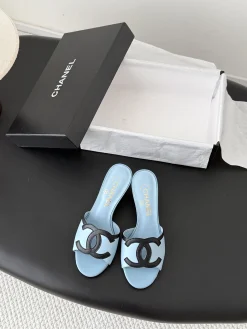 CHANEL Slides Calfskin & Lambskin EU35-39 B20202608030738