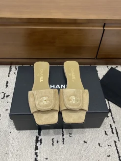 CHANEL Slides Lamb Leather EU35-39 B30202608032880
