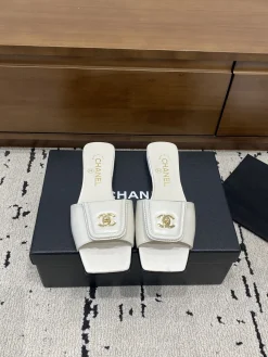 CHANEL Slides Lamb Leather EU35-39 B30202608032882