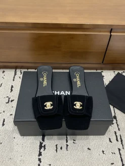 CHANEL Slides Lamb Leather EU35-39 B30202608032883