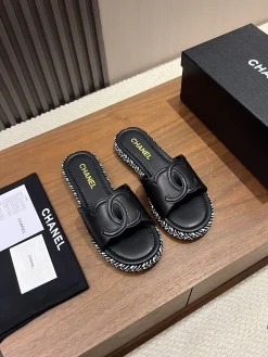 CHANEL Slides Lamb Leather EU35-41 B30202608030684