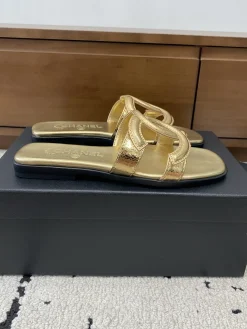 Alternative view of CHANEL Slides Lamb Leather EU35-41 B30202608032875