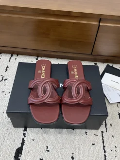 CHANEL Slides Lamb Leather EU35-41 B30202608032876