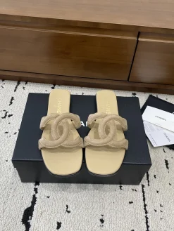 CHANEL Slides Lamb Leather EU35-41 B30202608032877