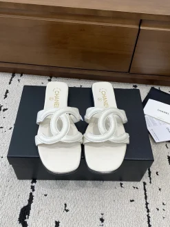 CHANEL Slides Lamb Leather EU35-41 B30202608032878