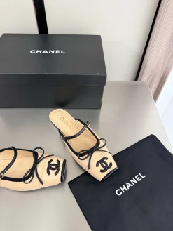 Alternative view of CHANEL Slides Lambskin Leather EU35-41 C00202608032775