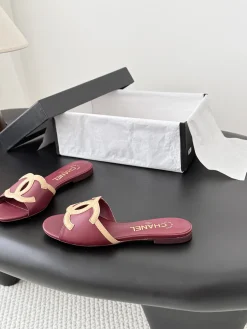 Alternative view of CHANEL Slides Leather EU35-39 B10202608030742